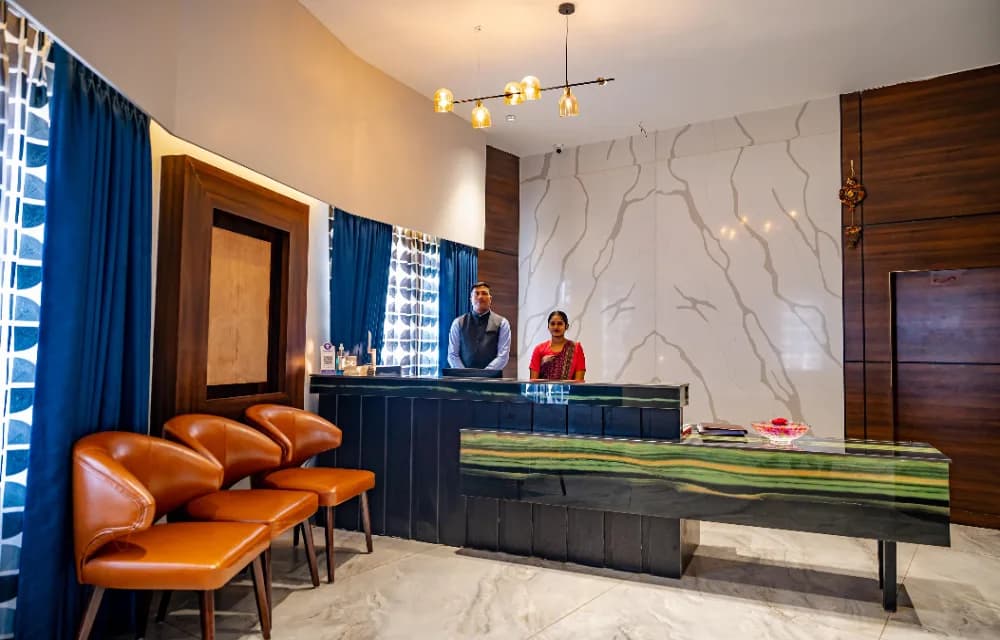 Hotel Reception Counter & Lounge